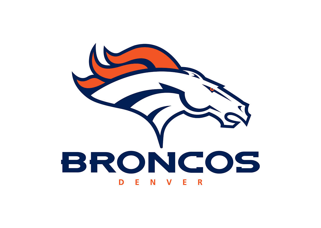 Denver Broncos Logo - Transfer Decal Wall Decal | Shop Fathead® for